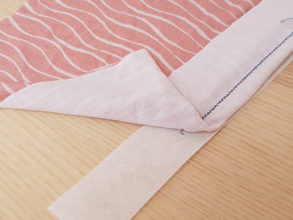 Viskose Jersey ohne Overlock nähen Milliblu