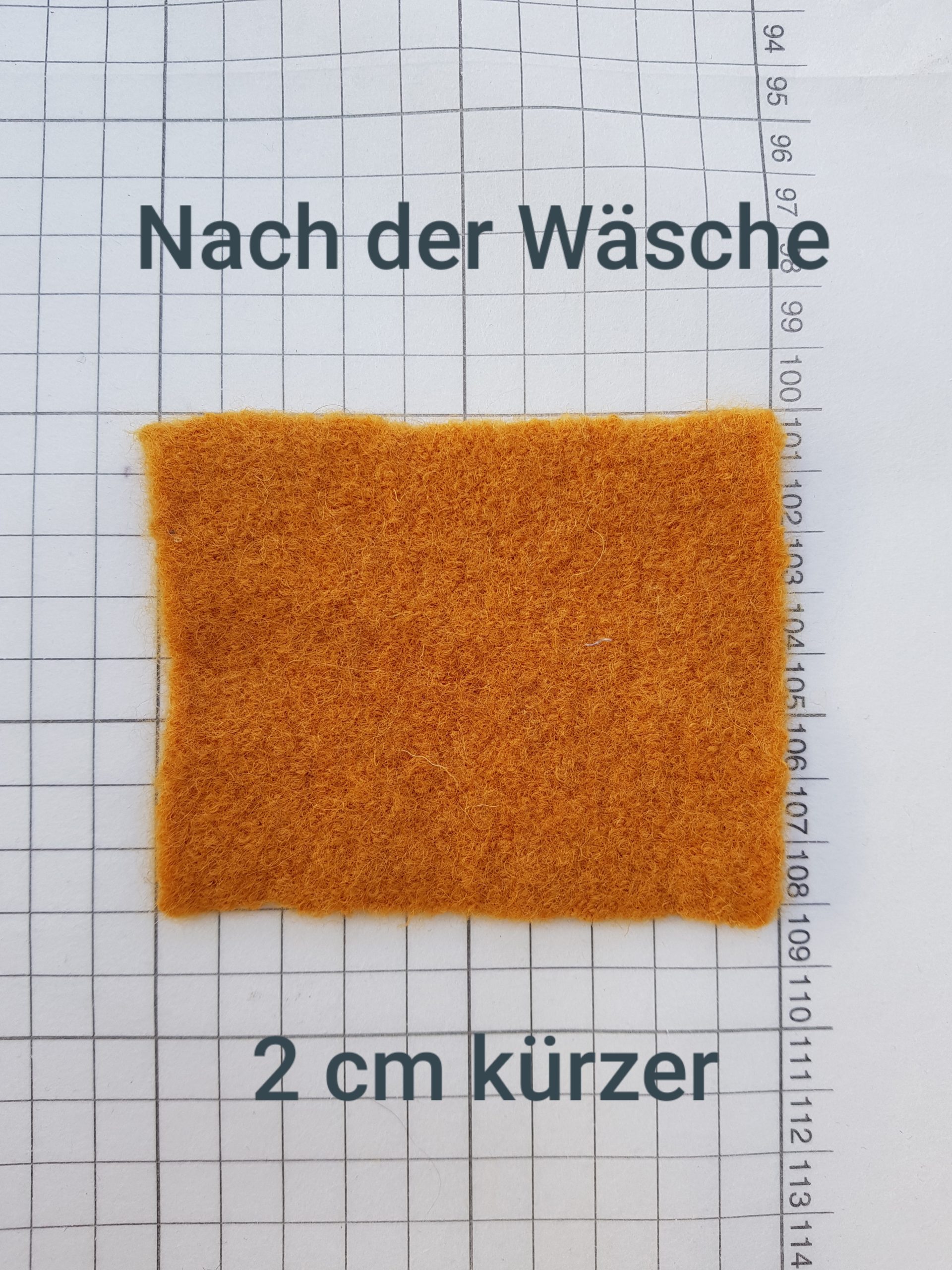 Wollstoff in der Waschmaschine waschen